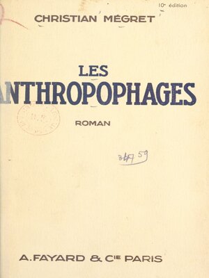 cover image of Les anthropophages